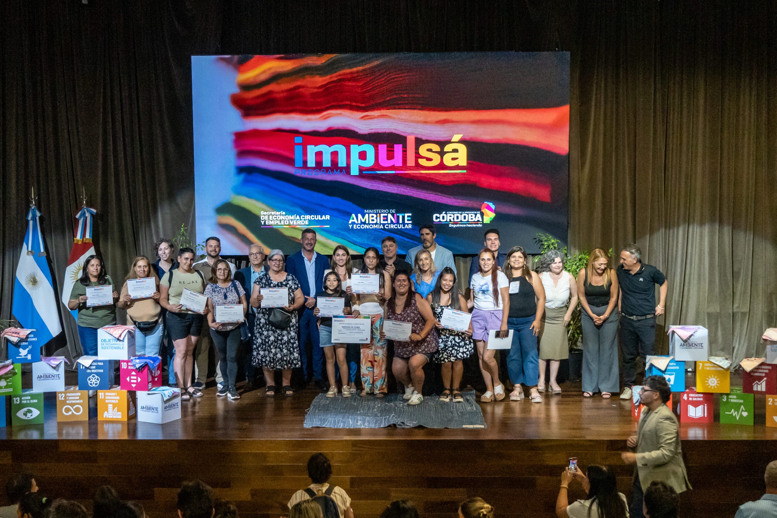 El Ministerio de Ambiente y Economía Circular entregó certificados del Programa Impulsá – Circularidad Textil